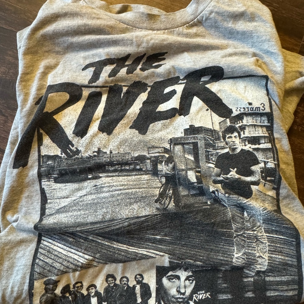 Bruce Springsteen & E Street Band "The River" Graphic Tee - American Apparel XL